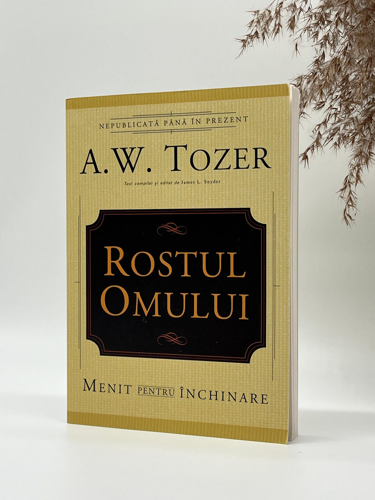 Rostul omului. Menit pentru închinare - 
A.W. Tozer
